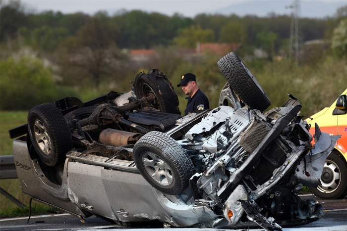Kegyetlen magyar baleset Horvátországban, egy halott, két sérült