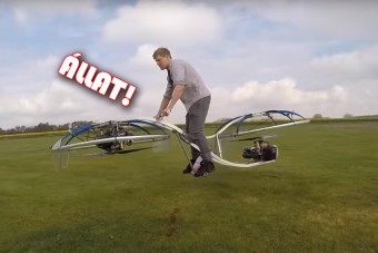 Repülő bringát készített az őrült tudós
