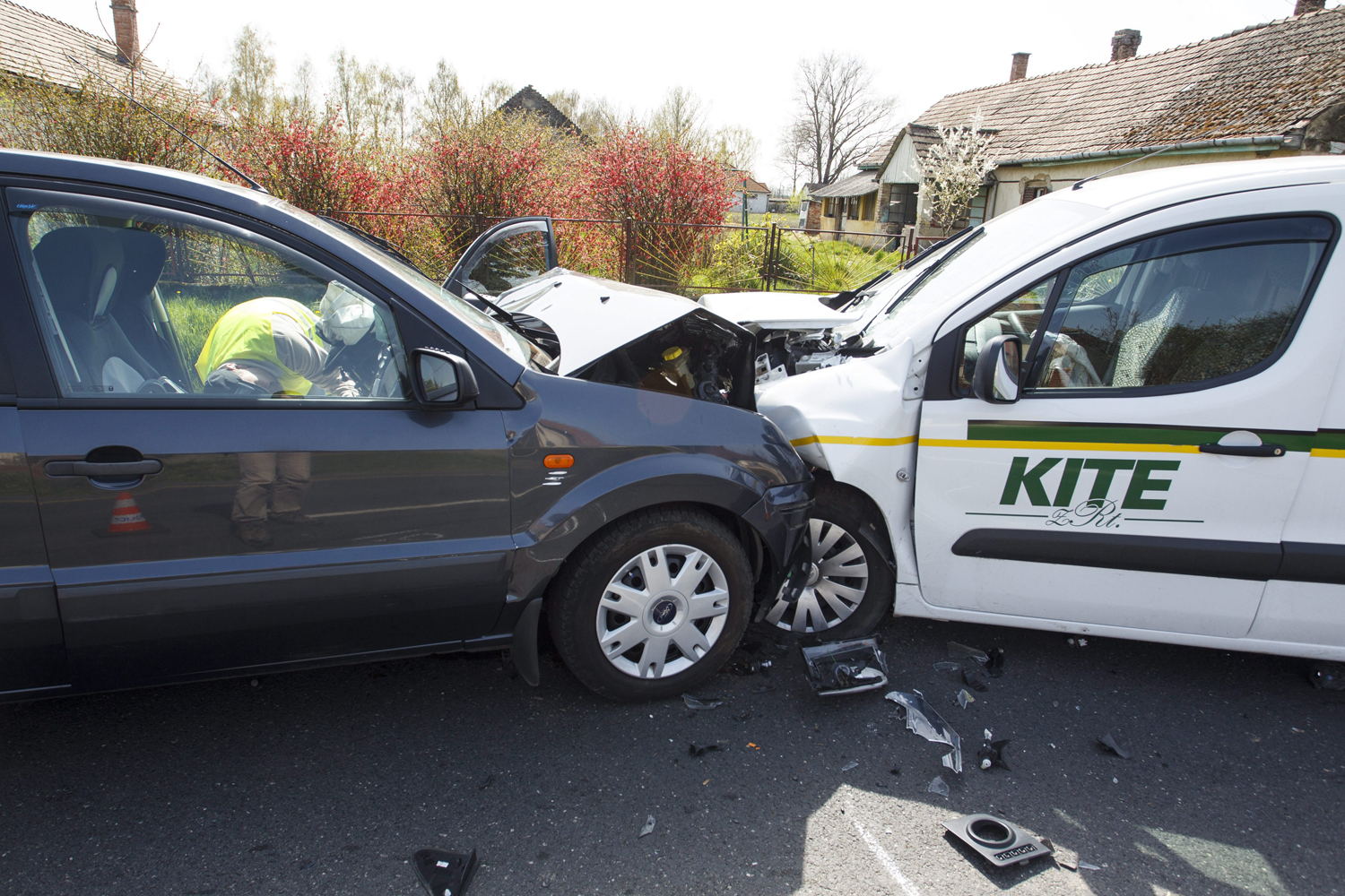 Megrázó képek a 61-esen történt balesetről 1