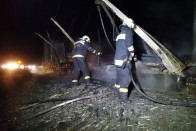 Porrá égett egy kamion az M5-ösön – fotók 10