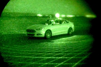 Vaksötétben is boldogul a Ford önjáró autója