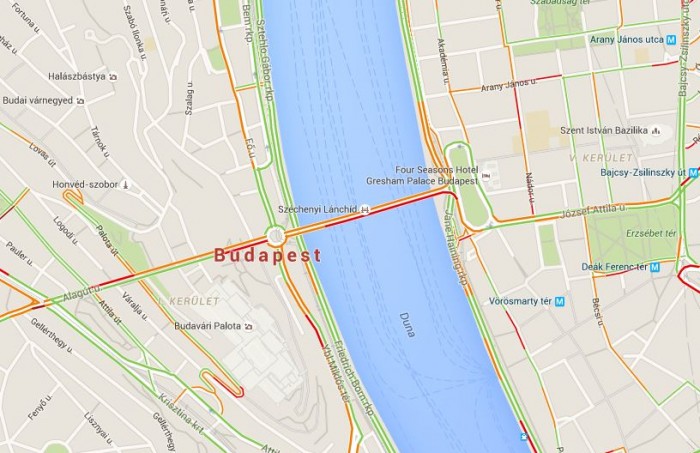 A taxisok lezárták a Lánchidat 1 | Vezess lánchíd