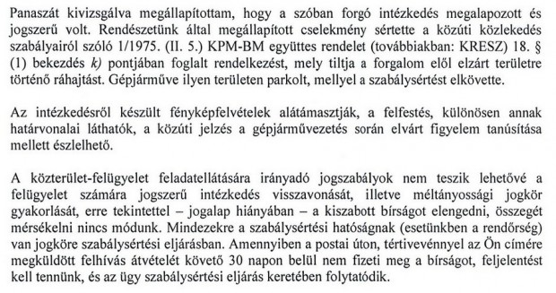Lekopott felfestés miatt büntetik az autósokat Budapesten 3 Zugló jogtanácsosának szeme szerint márpedig a felfestés látszik