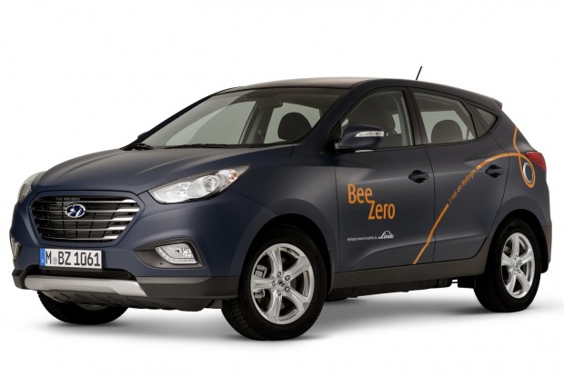 Hidrogénes kocsival járhatnak a müncheniek 1 Hyundai ix35 Fuel Cell - BeeZero