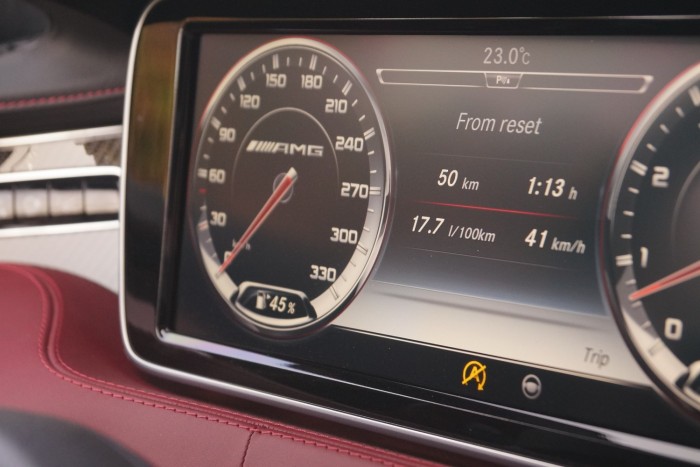 Az 5,5 literes 63AMG fogyasztása