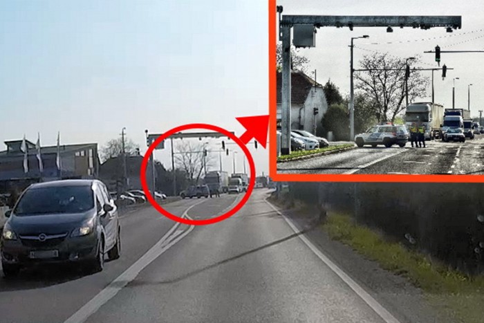 Hihetetlen, mit művelt az autós a fix traffipax alatt