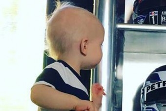 F1: A kis Kimi már ismerkedik a trófeákkal