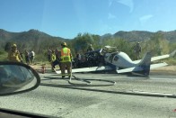 Repülőgép zuhant az autók közé San Diego közelében 16