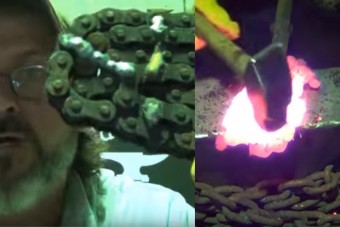 Valami elképesztőt alkotott motorláncból az ügyes kezű szaki