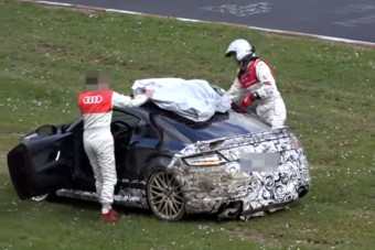 Titkos Audi prototípust törtek a Nürburgringen