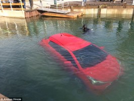 Tóba hajtott a GPS utasításai alapján