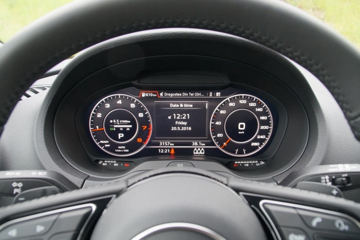 A Passatból ismerős virtuális műszeregység