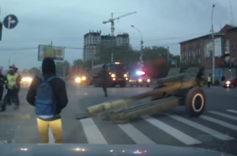 Elszabadult egy ágyú Oroszországban