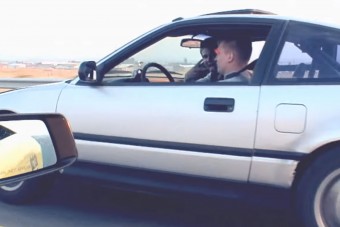 Lamborghinit aláz a felpiszkált szakadt Honda CR-X