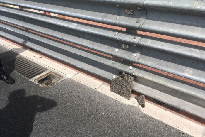 F1: Csatornafedél vetett véget a szabadedzésnek