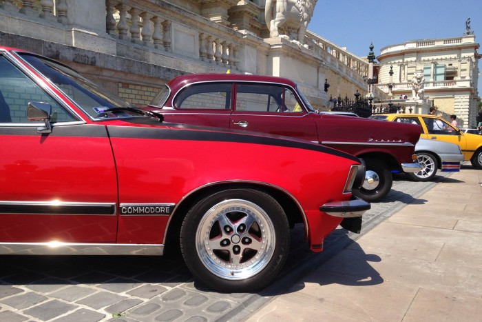 Veterán Opelek Budapest belvárosában