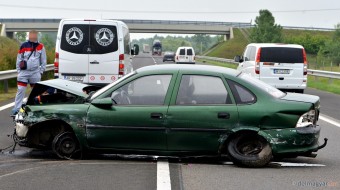 Lezárták az M5-öst baleset miatt