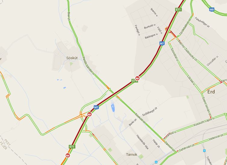 Tömegkarambol az M7-esen, óriási dugó 1 | Vezess m7