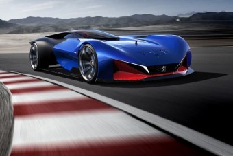 Hibrid versenyautó a Peugeot-tól