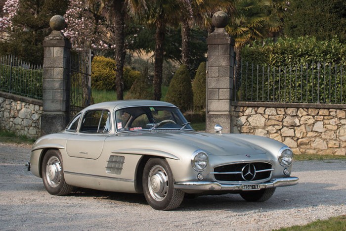 1955 Mercedes-Benz 300 SL Gullwing:  €1.232.000 (Agusta grófnő gyűjteménye)