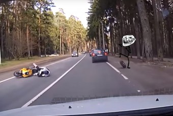 Videón az évtized balesete, ilyet még nem láttál