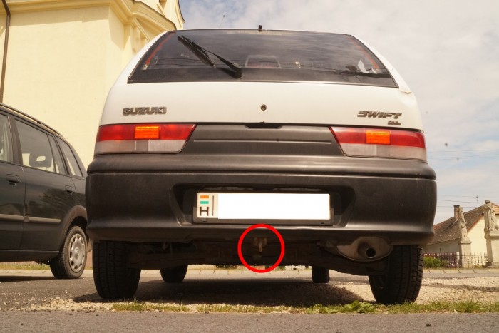 A Swift hátsó vonószeme