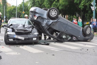 Három autó ütközött Budapesten