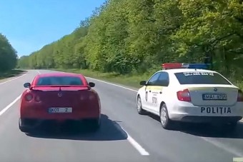 Feltartósat játszott a román rendőr, de a végén leesett az álla