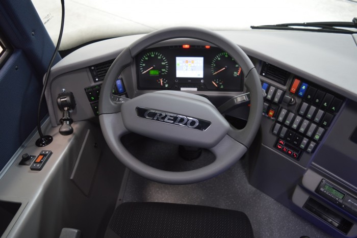 A motoron kívül szinte minden magyar termék a Credo autóbuszokban. 