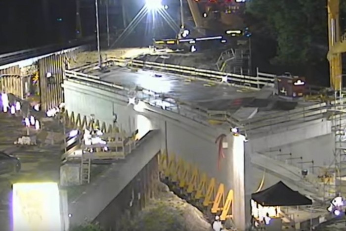 Így építenek a hollandok 70 méteres aluljárót egy hét alatt