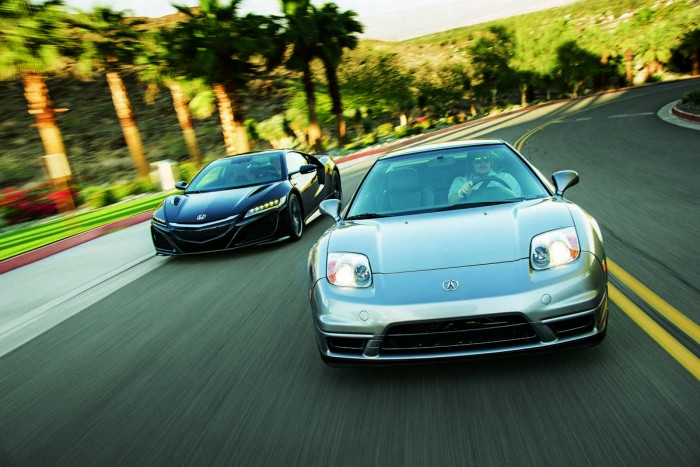 Ferrari-vadász Honda 6 A régi NSX targatetős változatban is elérhető volt. Az új változat egyelőre fedett marad