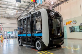 Elkészült a világ első 3D-vel nyomtatott busza