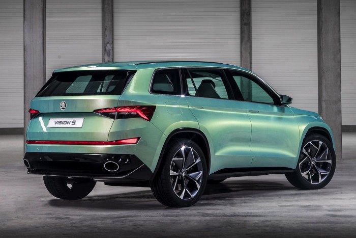 A Škoda Kodiaq előtanulmánya, a Vision S tanulmányautó (2016)
