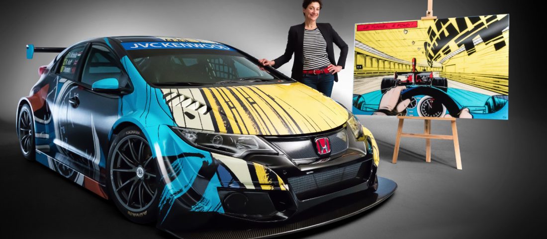 Műalkotással versenyez a Honda