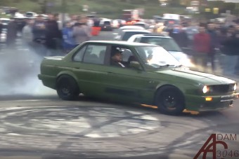 20 perc kőkemény utcai harc, kizárólag autóbuziknak