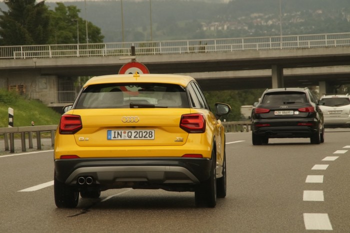 Mindentudó kis szabadidő-autó, Audi-minőségben 12 Csendes és kényelmes a kabin, a szélzaj, motorzaj nagy tempónál is csekély