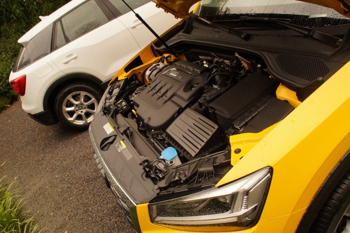 Mindentudó kis szabadidő-autó, Audi-minőségben 10 A kétliteres dízel keresztbe fordítva alaposan kitölti a motorteret