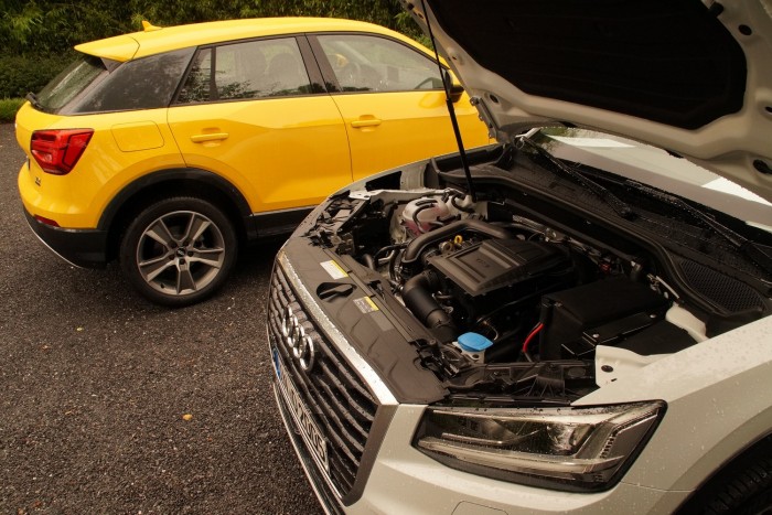 Mindentudó kis szabadidő-autó, Audi-minőségben 11 Az egyliteres turbómotor viszont csak lötyög a hűtő mögött