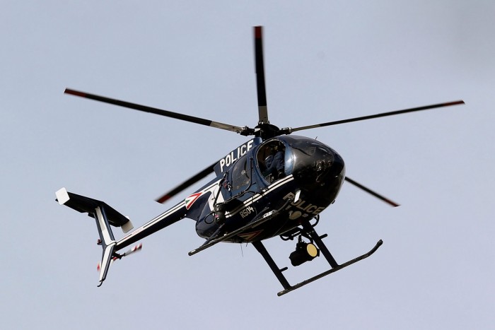 Helikopterrel is figyelik a magyar rendőrök az F1-et