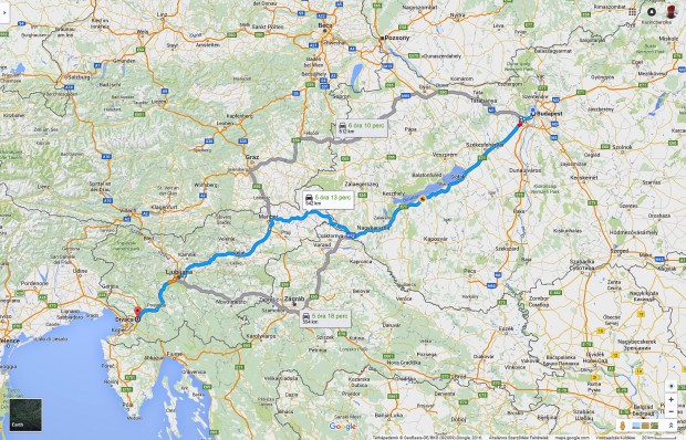 Barlangászni vittük a családi japánt 1 A Budapest Divaca táv nagyjából 550 kilométer, végig sztrádán
