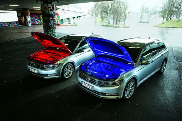 Megéri az erősebb motor? 4 A kétliteres TDI két lépcsőben adja a teljesítményt. A pirossal jelölt 190 lovas, a kék 150 lovas