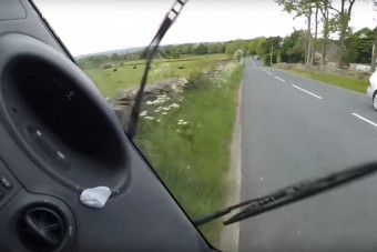 Brutális baleset, elképesztő szemszögből