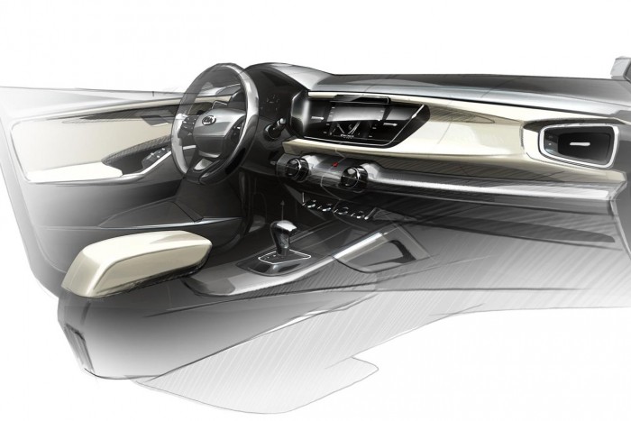 Vadonatúj kisautóval készül a Kia 4 | Vezess 4th Generation Kia Rio_Interior Rendering