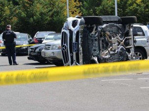 Oldalára borította a Mercit a tesztúton
