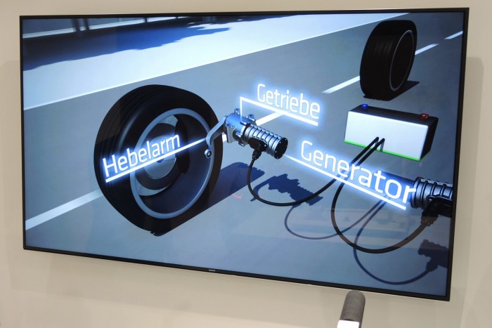 Elektromos áramot termel mozgásával a lengésscsillapító 