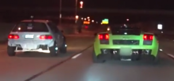 Lamborghinit büntet a turbós Honda Civic