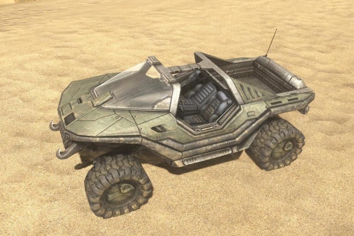 A Warthog, azaz Varacskosdisznó. A teljesen funkciótlan dupla horog az orrán alighanem a névadó jószág megidézéséhez kellett - jól is néz ki velük a homokfutó