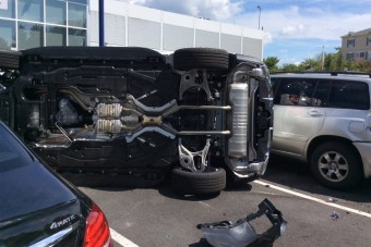 Valószínűleg ez a hölgy baleseti rekordot állított fel