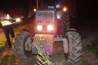Traktoros üldözés volt Debrecen mellett