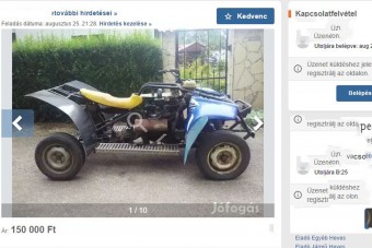 Zsiguli-motoros quad eladó, ezt látni kell
